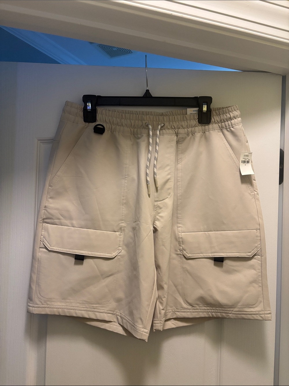 Old Navy Beige Cargo Drawstring Shorts